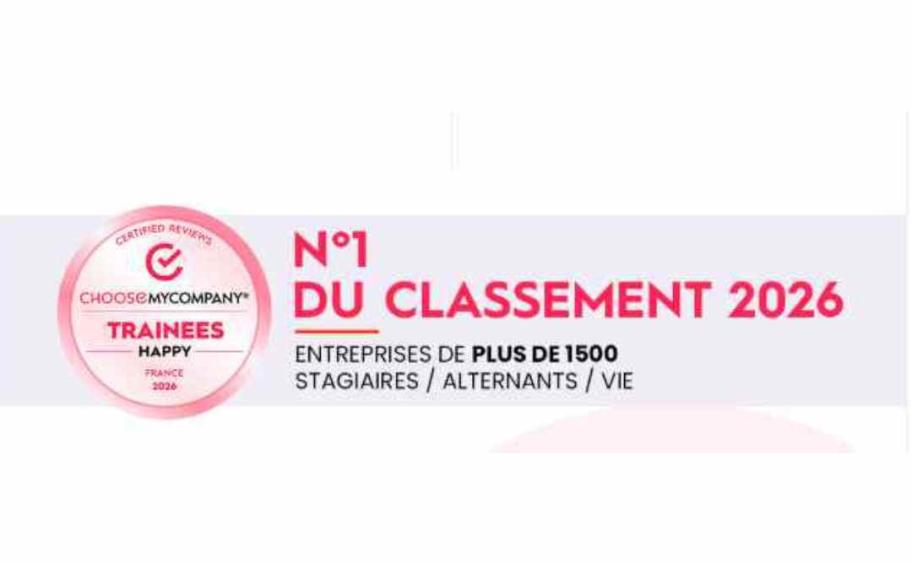 Premier du classement du label HAPPYTRAINEES 
