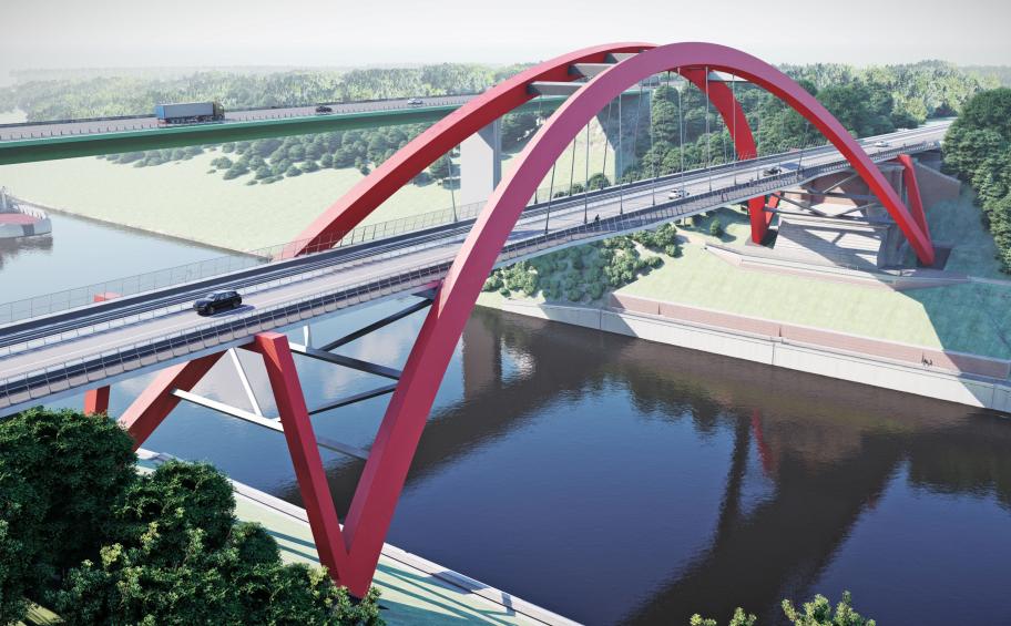 Eiffage wins in consortium the contract to replace the steel bridge over the Kiel Canal in Germany 