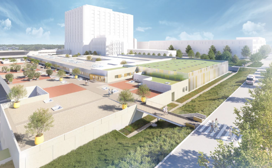 CHRU de Tours : un nouveau projet d’extension réalisé en site occupé