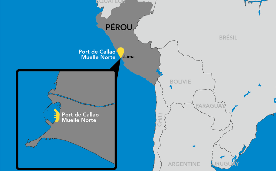 Eiffage remporte les travaux d’extension du port de Callao Muelle Norte au Pérou pour plus de 100M€