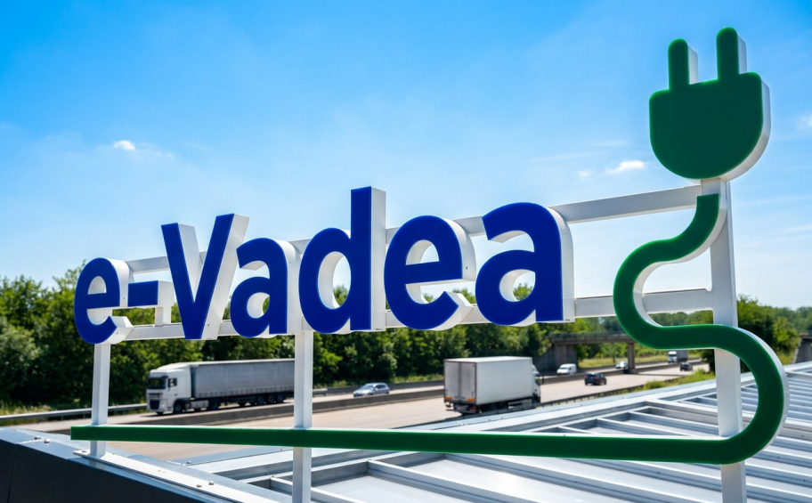 Réseau APRR : 7 nouvelles stations de recharge e-Vadea Truck pour poids lourds électriques