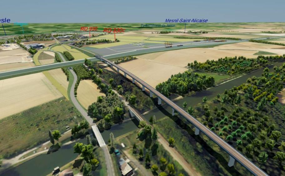 SNCF Réseau confie à Eiffage la construction des ouvrages de la ligne Amiens-Laon sur le Canal Seine-Nord-Europe