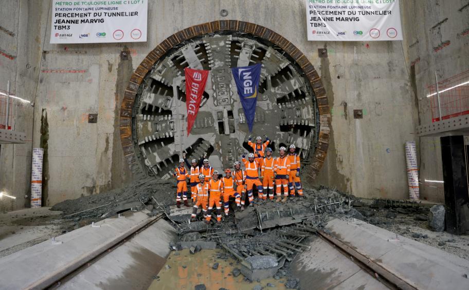 Métro de Toulouse : le tunnelier Jeanne Marvig a réalisé son deuxième percement