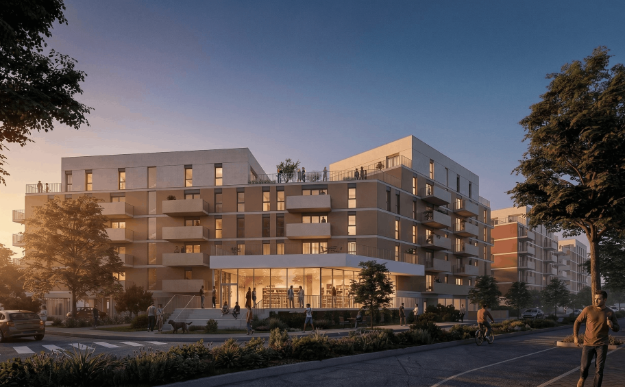 Eiffage immobilier et Logeo Seine lancent le chantier d’une résidence évolutive et à forte intensité de service (Dieppe)