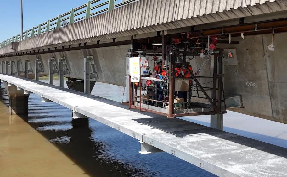 Dans la métropole bordelaise, Ævia réalise la future passerelle piétonne et cyclable du pont François Mitterrand