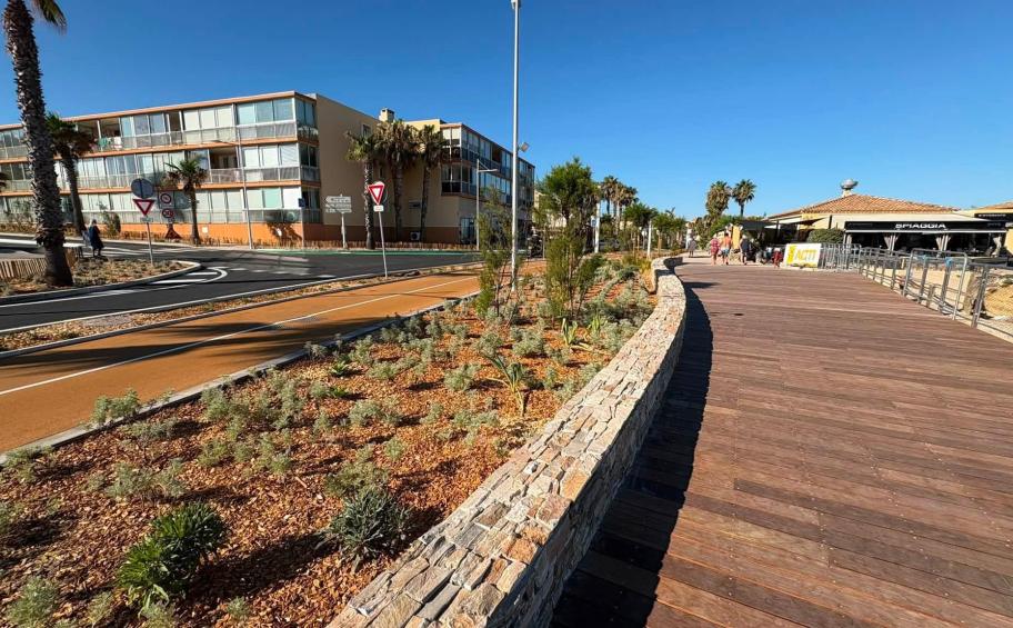 Eiffage Route achève la transformation complète de la corniche du Cros, à Six-Fours-les-Plages (83)