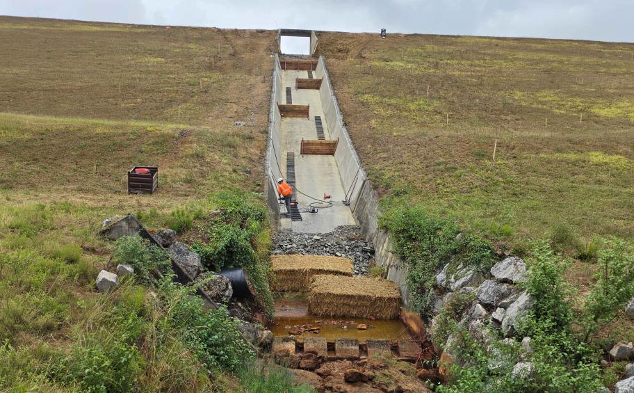 30 ans après sa mise en service, Ævia réhabilite le barrage d’Aussoue, à Saint-Frajou (31)