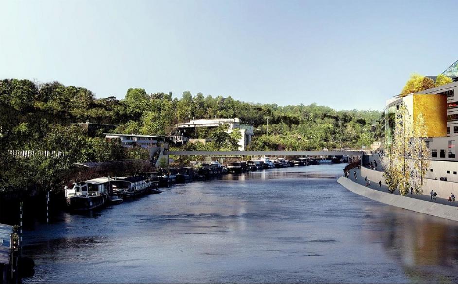 Une passerelle signée Jean Nouvel pour l’île Seguin