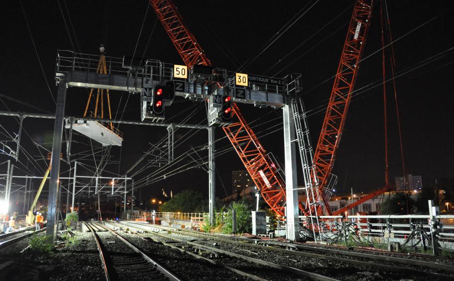 Ouvrages d’art SNCF : 12 tabliers déjà posés à Paris