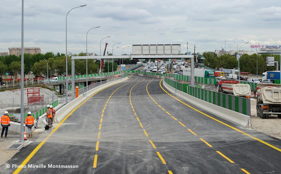 Eiffage Génie Civil bascule le périphérique Quai d’Ivry