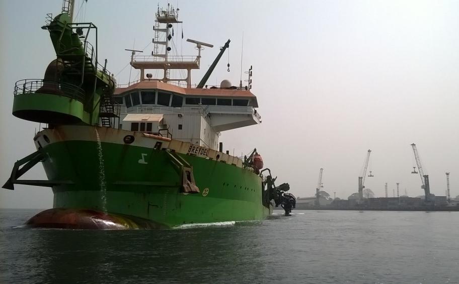 International: Freetown Harbour, Sierra Leone has been successfully dredged.