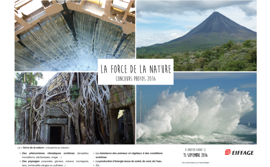 Concours photo 2016 sur le thème de "la force de la nature" : c'est parti !