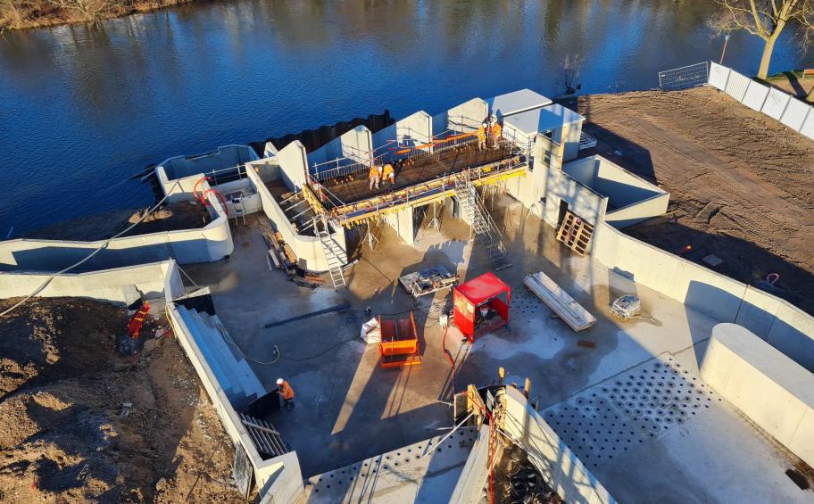 Épinal : Eiffage Civil Engineering realises the white water stage