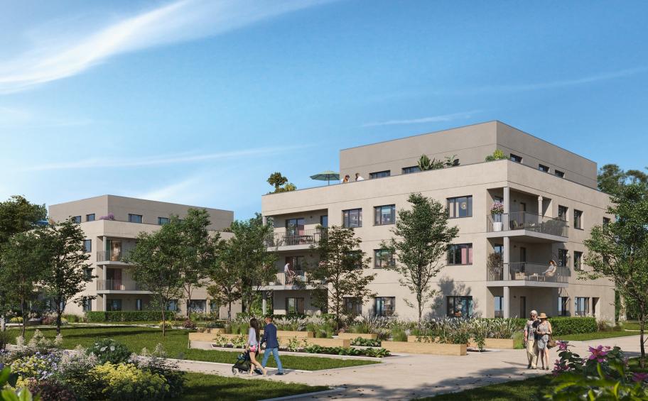 Eiffage Immobilier pose la première pierre de la résidence « Esprit Domaine » (69) : un programme mixte favorisant l’esprit du vivre ensemble