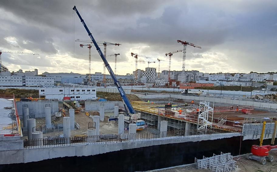 In Vitry-sur-Seine (94), Eiffage Génie Civil is participating in the "Ardoines Ramp" project