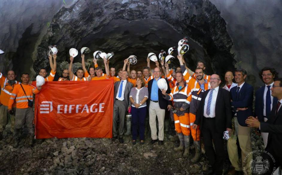 Le prince Albert de Monaco sur un chantier d’Eiffage !