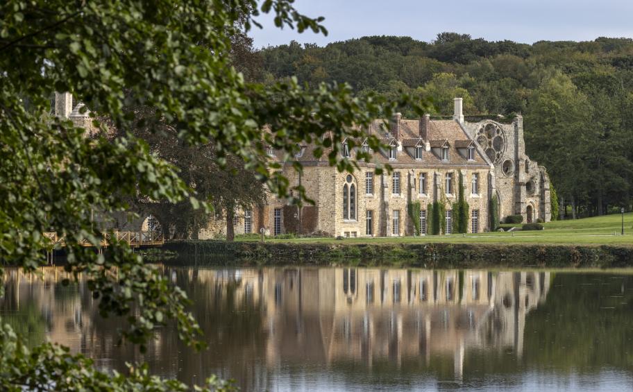 Pradeau Morin transforms a former 12th-century Cistercian Abbey into a jewel of a hotel