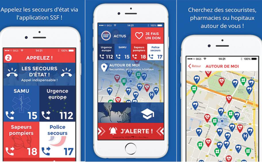 Sauveteurs Sans Frontière: an application which saves lives