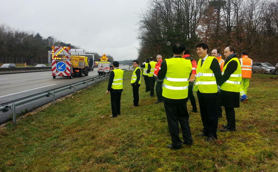 APRR accueille des Coréens et des Indiens sur l’A6