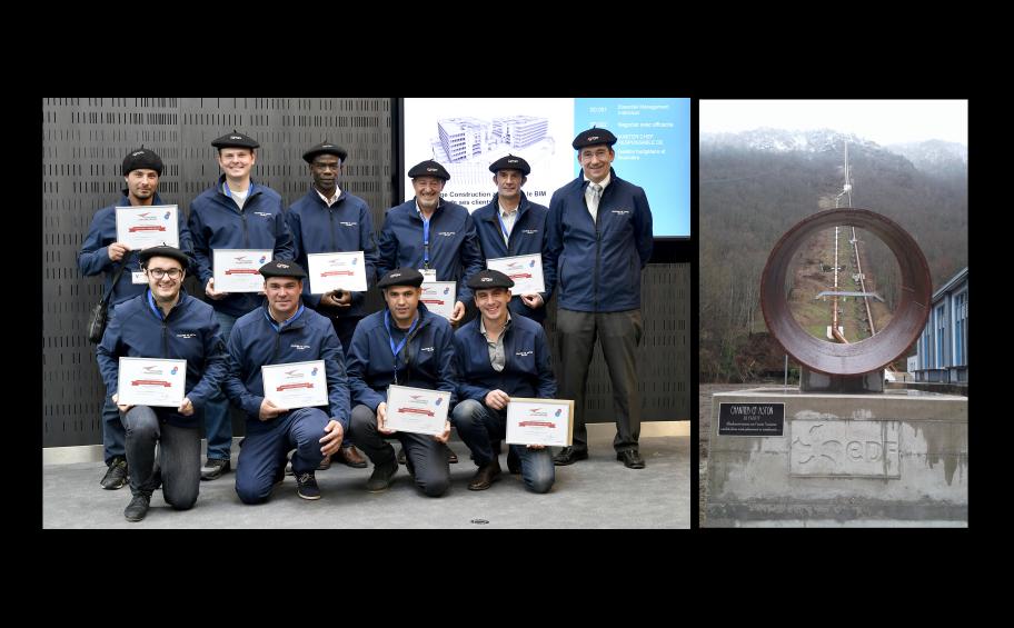 Aston: two new penstock pipes for EDF