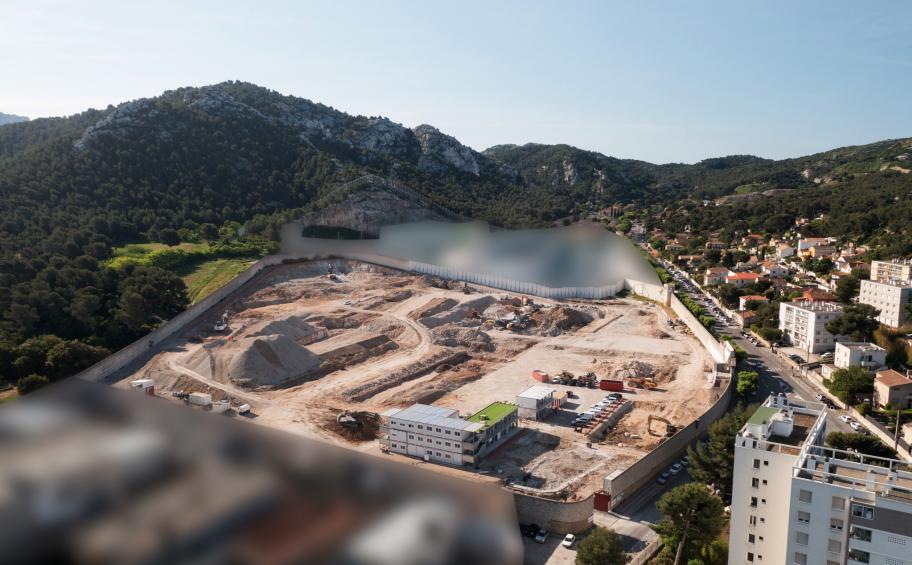 Forézienne is carrying out earthworks following the demolition of the oldest building in the Baumettes prison