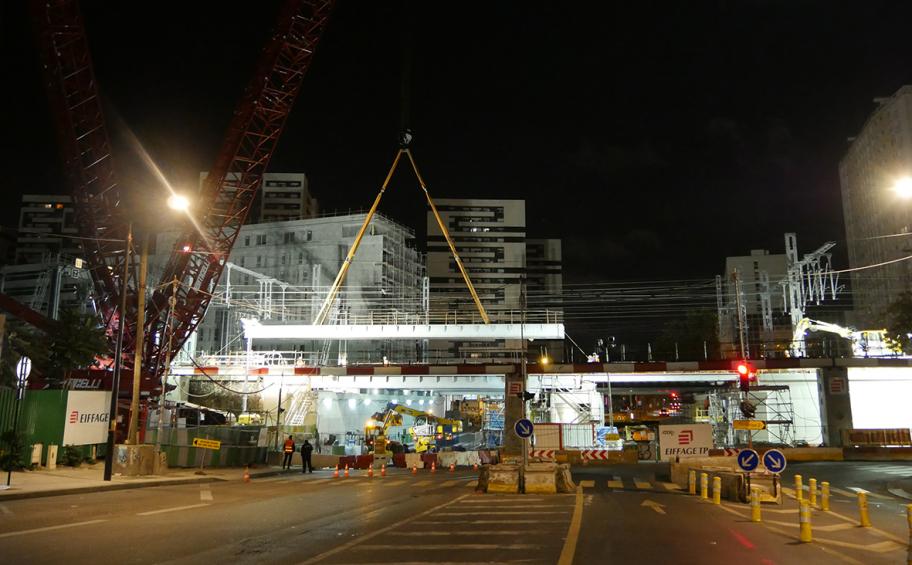20/20 : mission accomplie pour Eiffage Génie civil et Eiffage Rail sur le pont-rail d’Aubervilliers