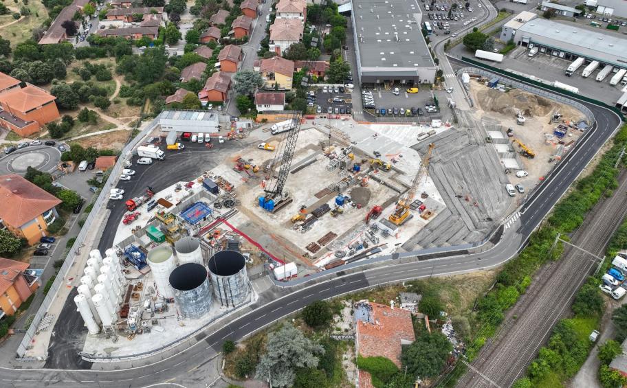 At the Toulouse site of the future metro, Eiffage Génie Civil is building the first moulded walls.