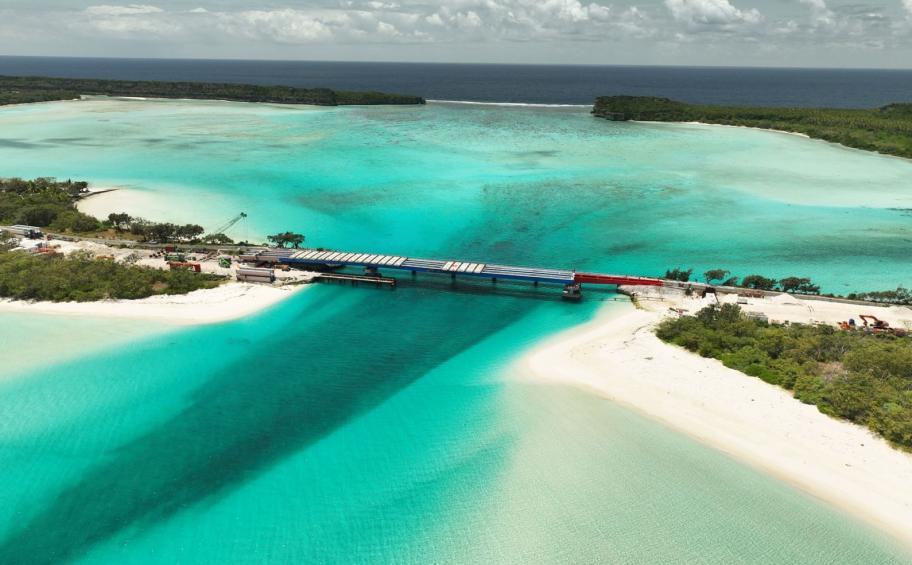 In New Caledonia, Eiffage Métal participates in the reconstruction of the Lekiny Bridge