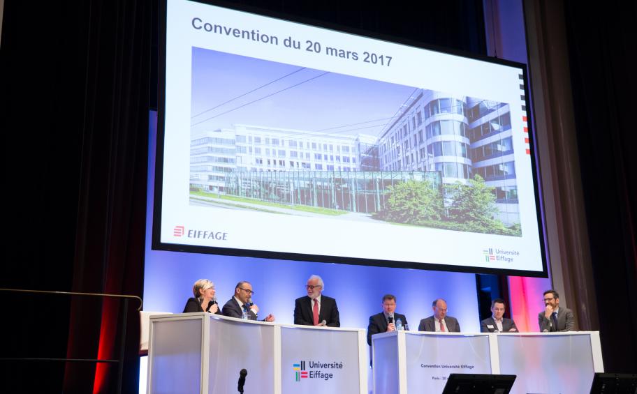 The second Eiffage University annual convention at the Maison de la Chimie attended by 200 people