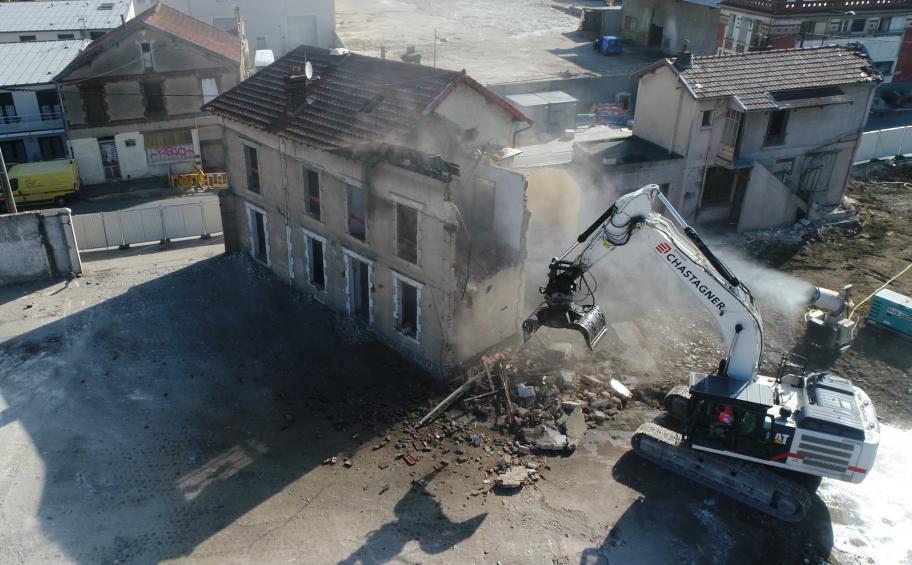 Eiffage Demolition and Chastagner begin demolition work on the future Grand Paris Line 16