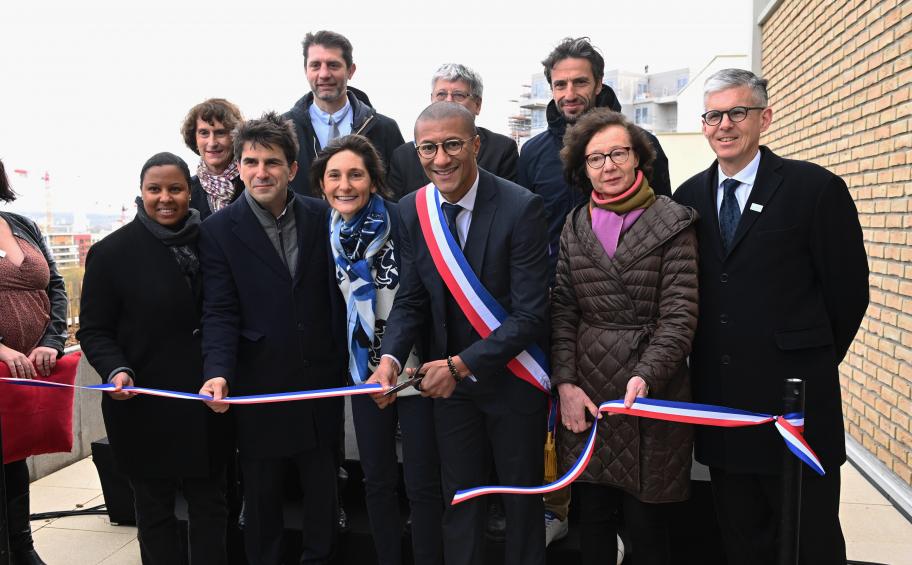 Inauguration of the Paulette Fost student residence in the heart of the Athletes' Village