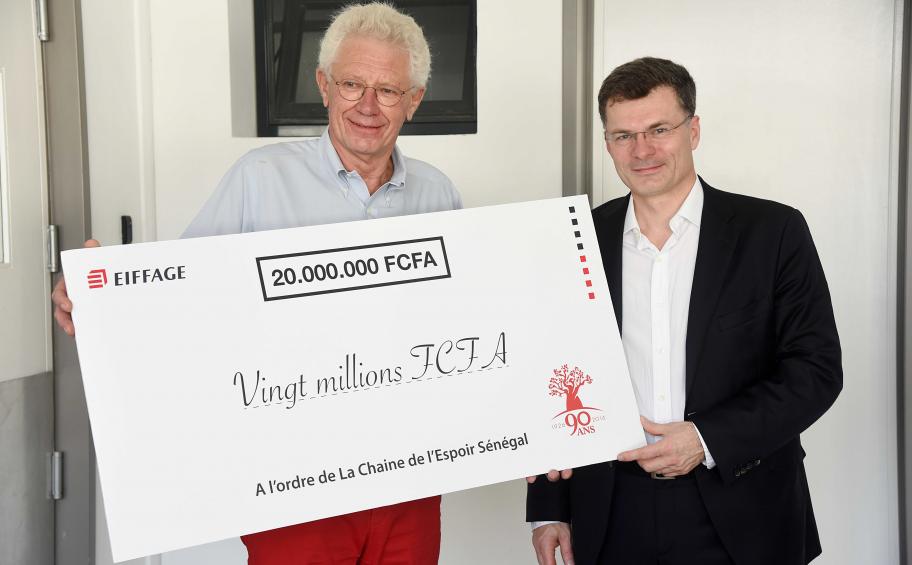Eiffage is supporting the Chaîne de l’Espoir association in Senegal