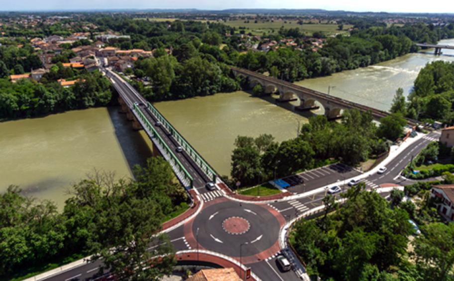 Le pont de Pinsaguel réhabilité par Eiffage Génie civil