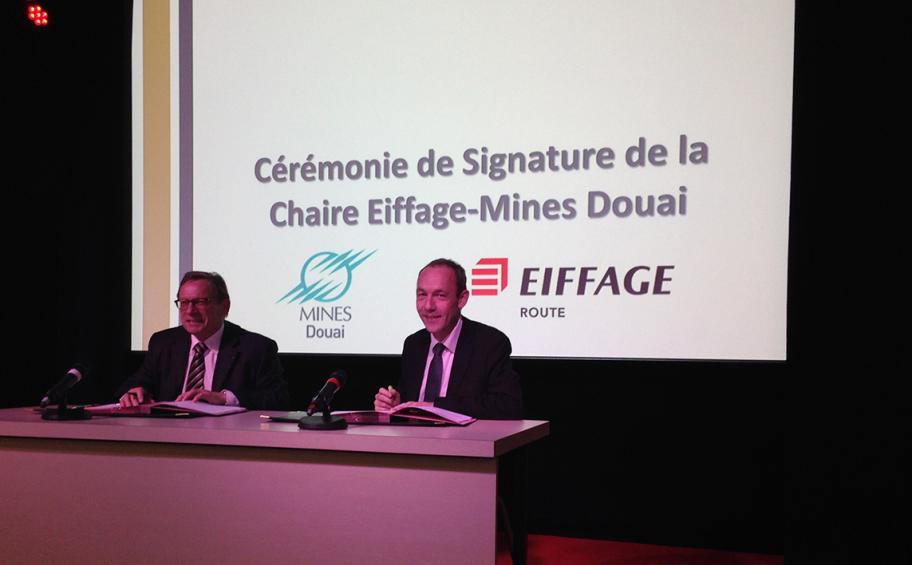 Eiffage Route et Mines Douai créent une chaire de recherche