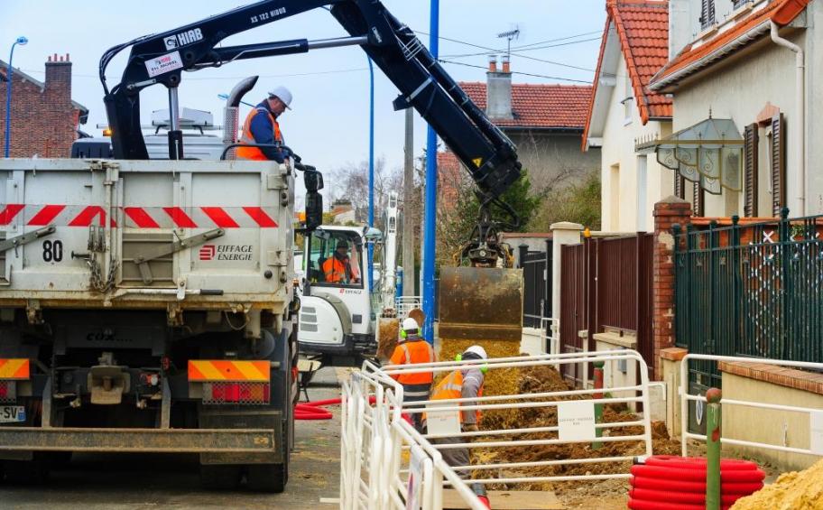 Eiffage Énergie à pied d’oeuvre sur l’enfouissement de lignes électriques à Choisy-le-Roi