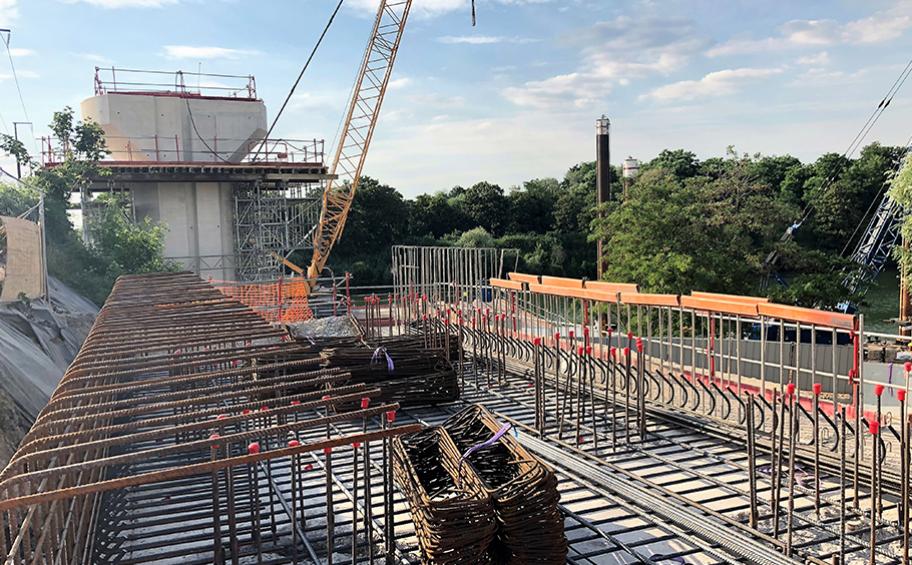 Eole: Bezons flyover emerges from the ground