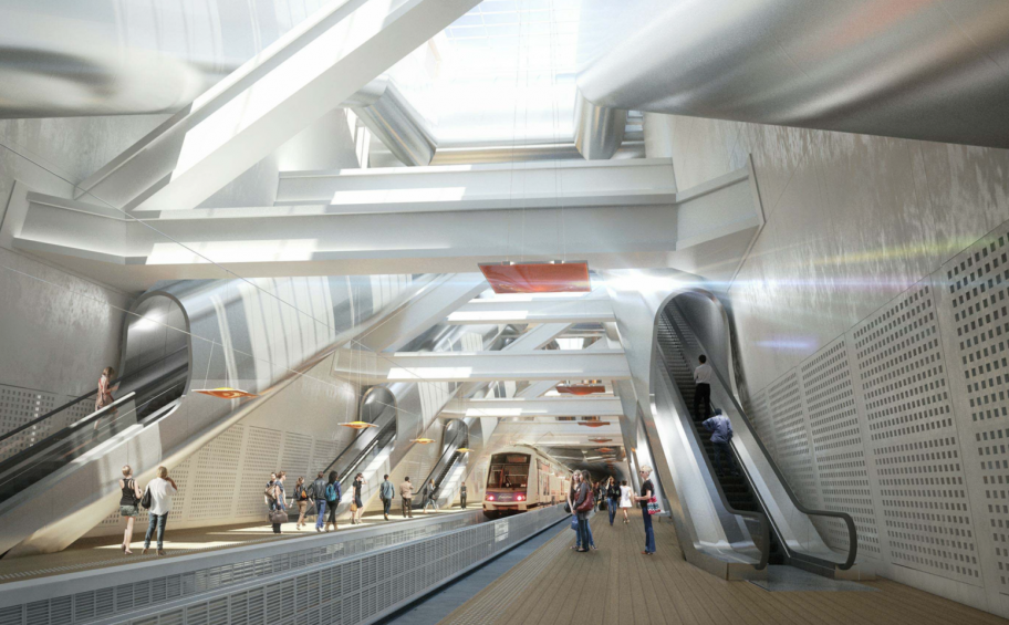 Eiffage, in a consortium, wins the contract to install high voltage systems and power and data cabling on the RER E line western extension (EOLE)