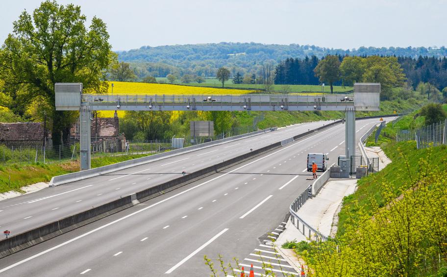 A79: opening of the first free-flow toll freeway in France