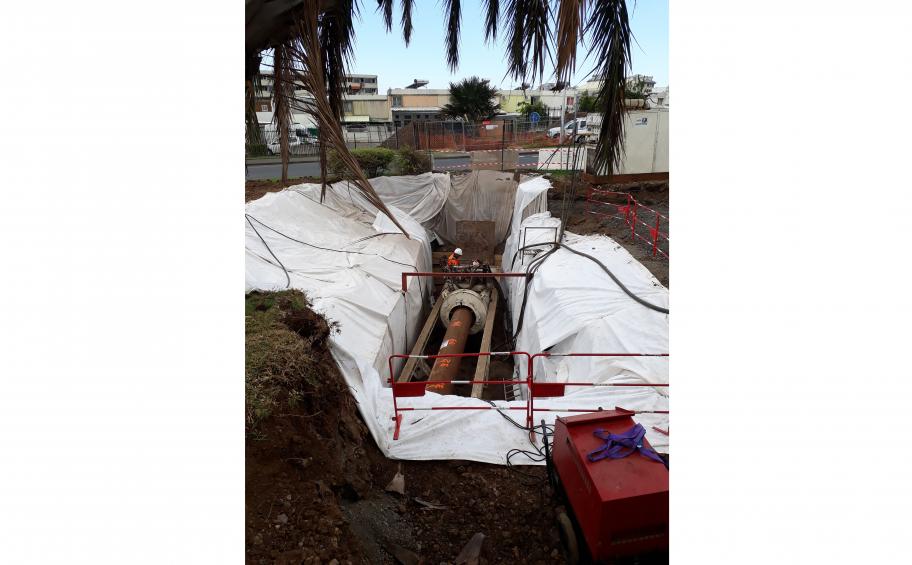 Hydrotech carries out directional pipe-jacking on Réunion Island