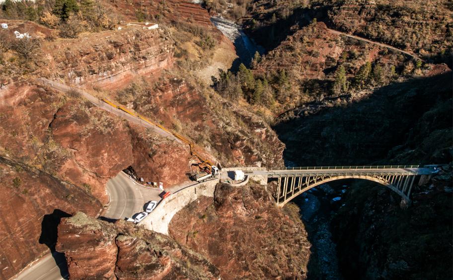 Eiffage Route builds a belvedere in the Colorado of Nice