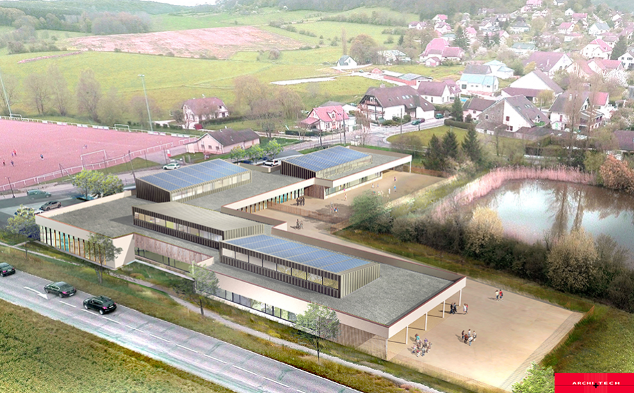 Eiffage Énergie carries out electrical work on the brand-new Pouilley-les-Vignes school complex