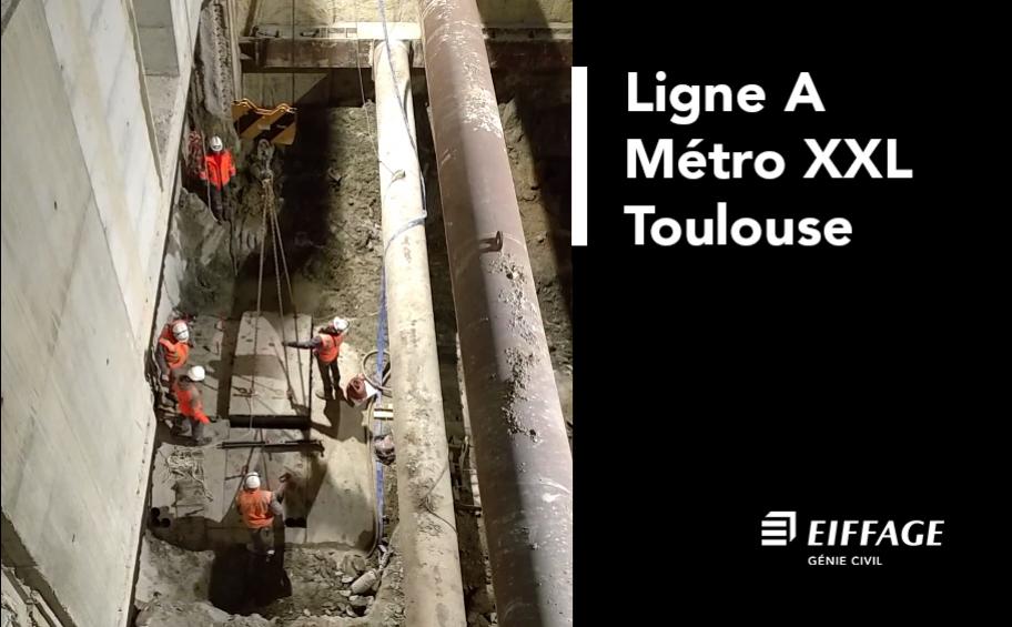 Eiffage Génie Civil successfully completes a new phase of works on Toulouse Metro
