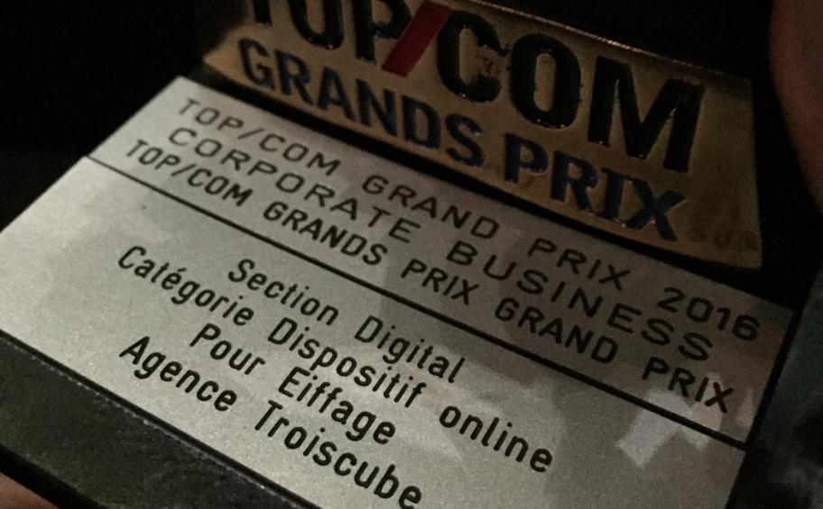 L'Appli Eiffage récompensée par un Grand Prix