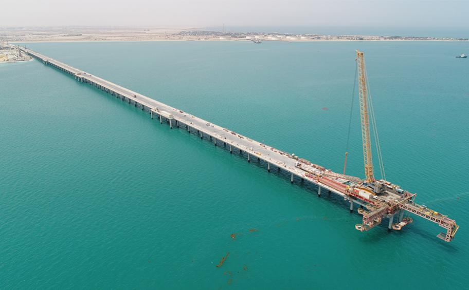 Eiffage Génie Civil Marine in Kuwait Bay