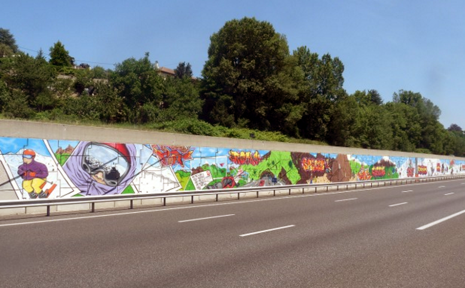 APRR : vers la fin des tags sauvages sur l’autoroute ?
