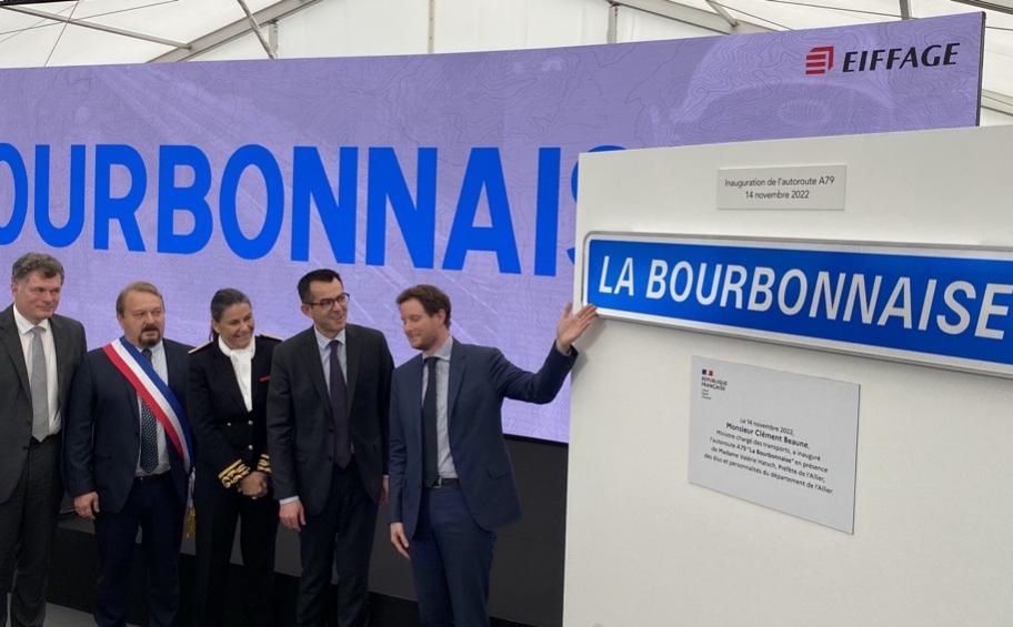Inauguration of the A79:  France’s first free-flow tolling motorway