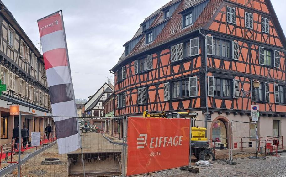 Eiffage Route is carrying out rehabilitation works in Molsheim (67)