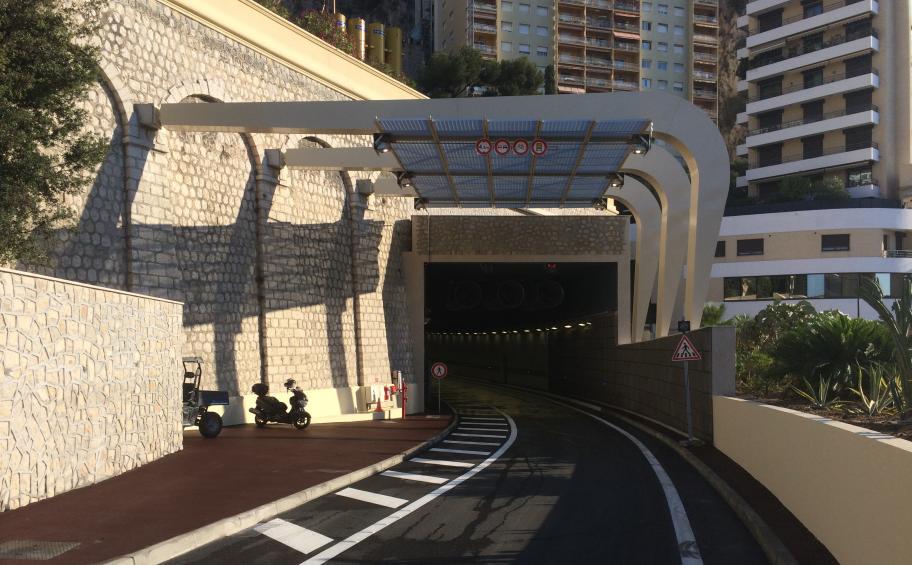 A Monaco, le tunnel Albert II est ouvert à la circulation