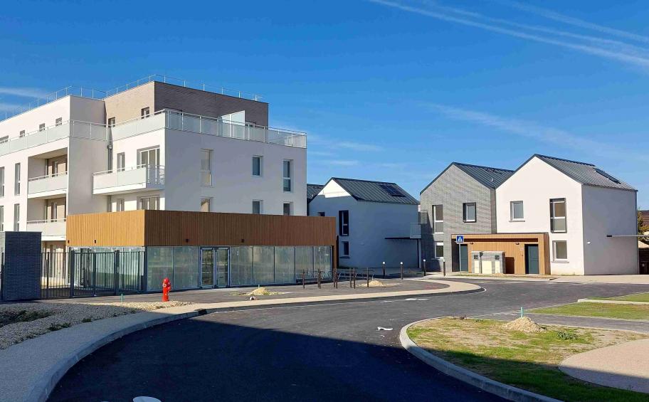 Inauguration by Seqens of a societal and innovative residential project carried out by Eiffage Construction in Montesson (78)