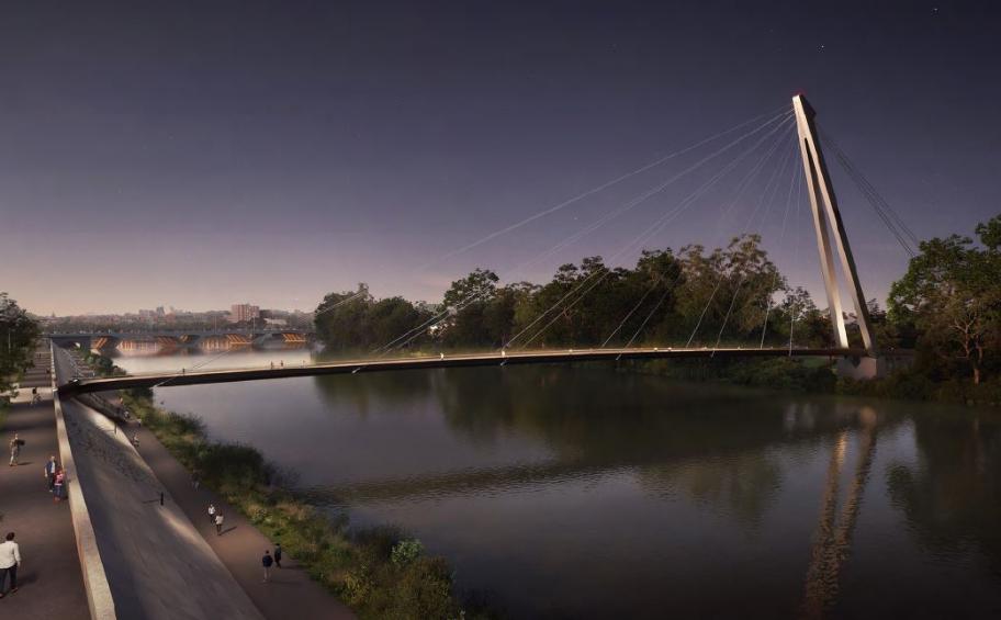 Toulouse : Eiffage Génie Civil will build the Rapas footbridge